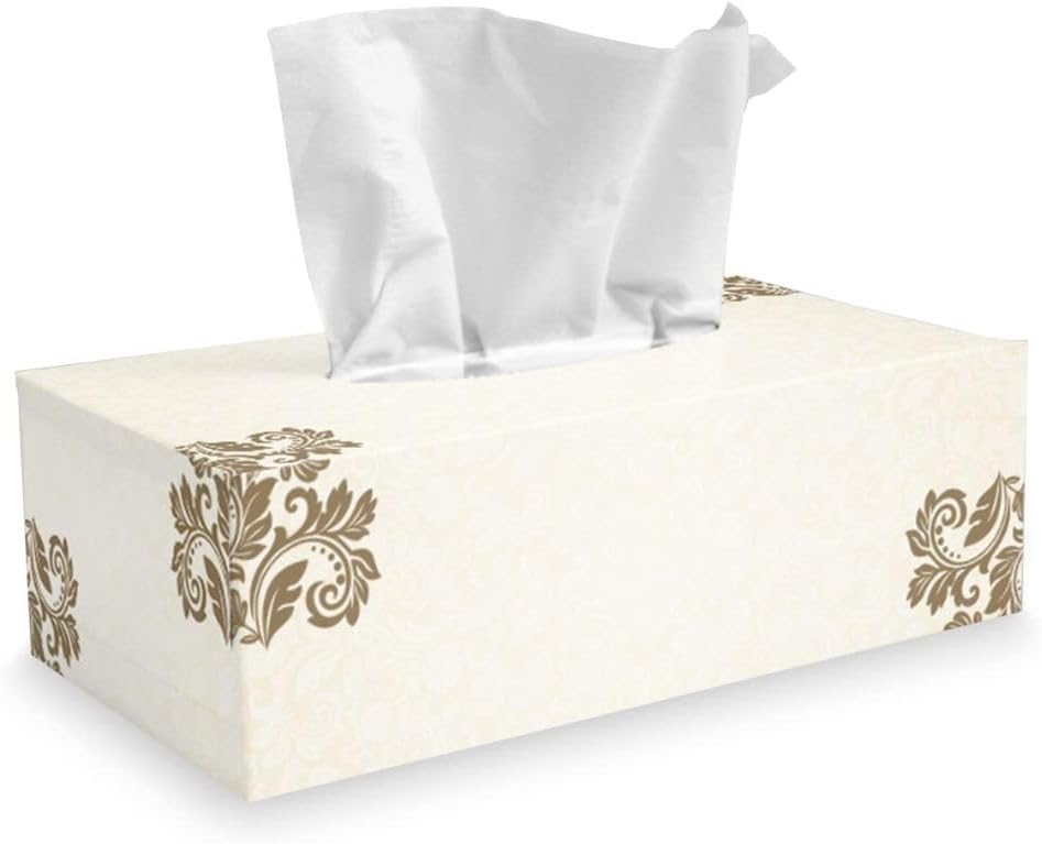 Shefa 5760 Facial Tissues Bulk Paper Box - 32 Flat Box with Grab-and-Go Opening, 2-Ply Soft Tissue for Face & Nose,Home, Office, & Classroom Use