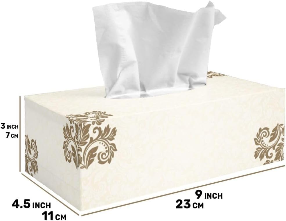 Shefa 5760 Facial Tissues Bulk Paper Box - 32 Flat Box with Grab-and-Go Opening, 2-Ply Soft Tissue for Face & Nose,Home, Office, & Classroom Use
